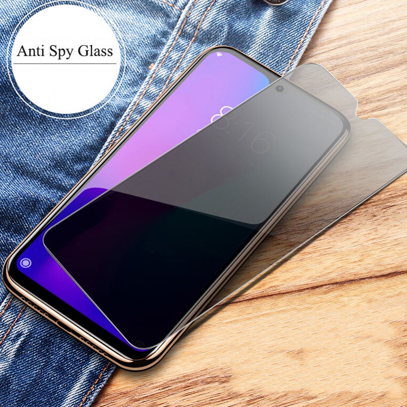 Kính Cường Lực Chống Nhìn Trộm Cho Oppo Reno 2f 2z 6Z 5 4 3 A5 A9 2020 A7 A5S A3S A12E A16 A15s Realme 8 7 6 5 3 Pro 6i 5i 7i C3 C11 C12 C15 C17 C20 C21 C25s GT Master