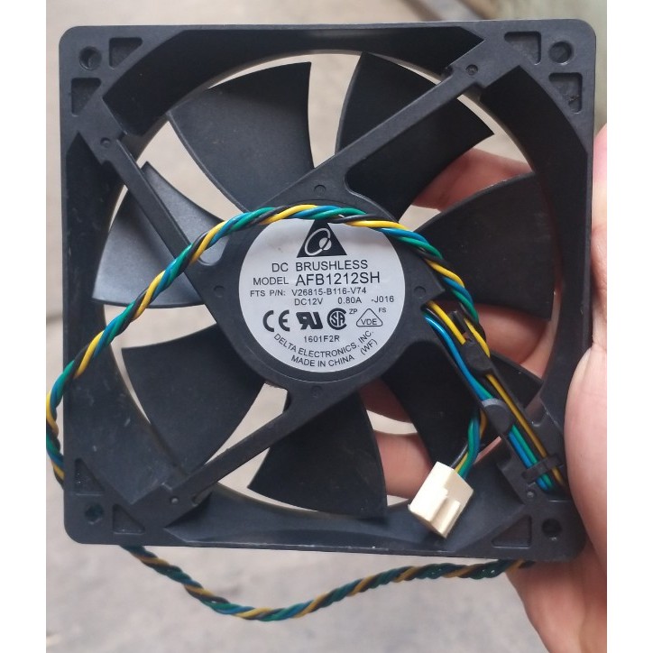 Fan quạt 12cm VUÔNG siêu mạnh tản nhiệt máy tính dòng 12v, hàng tháo máy Server, VUI LÒNG XEM KỸ HÌNH ẢNH VÀ MÔ TẢ