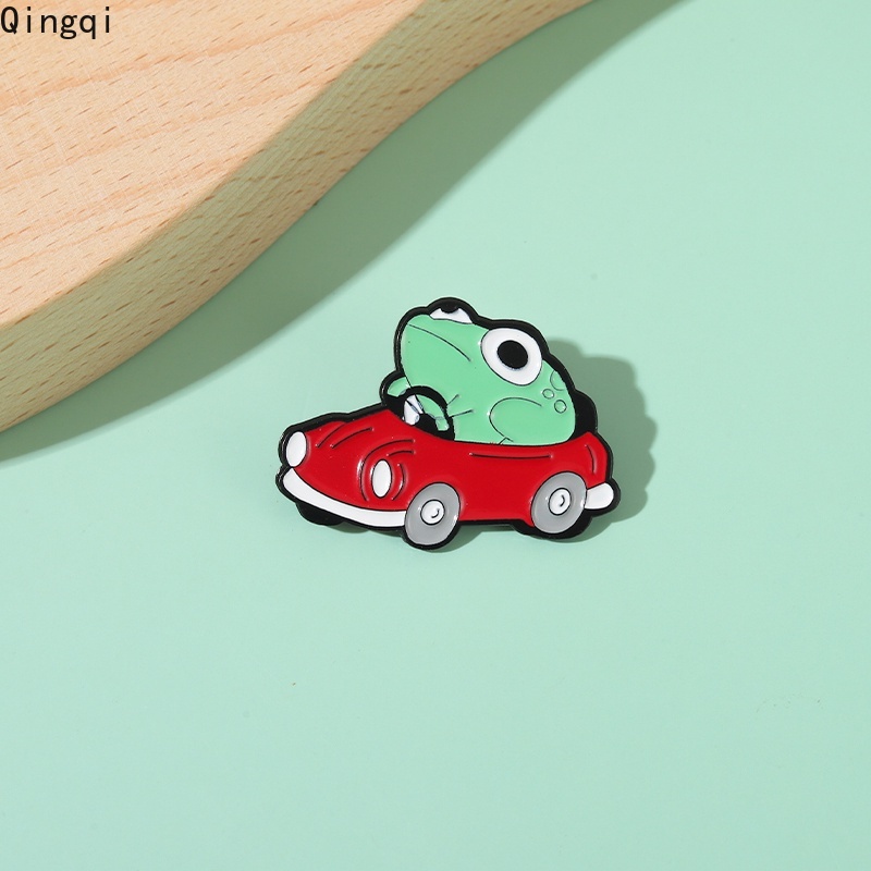 Ghim cài áo MISS ZOE hình ếch hoạt hình vui nhộn dễ thương cho bé