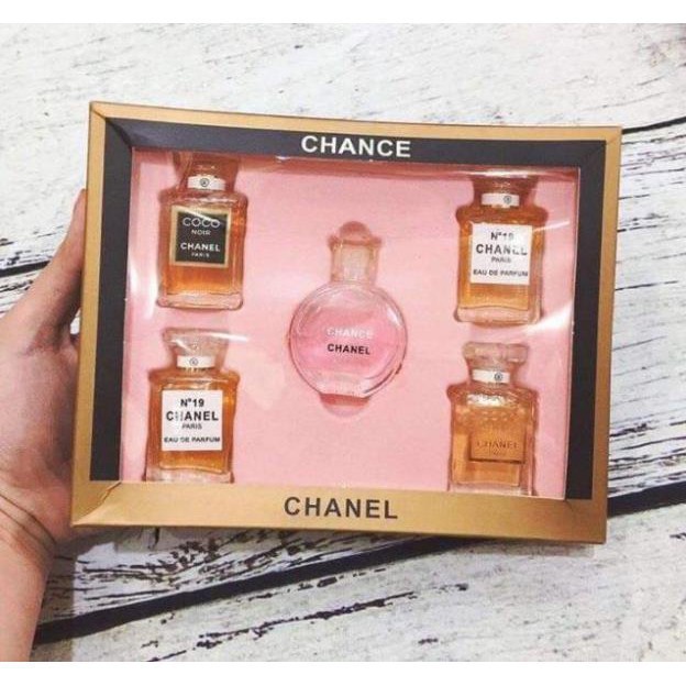 SET 5 CHAI NƯỚC HOA CHA.NEL MINI | Thế Giới Skin Care