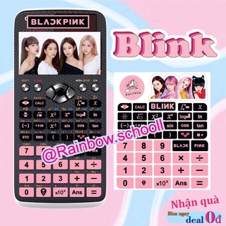 Blink sticker phím máy tính casio 580 decal nút blackpink máy tính fx casio 580 kpop fan