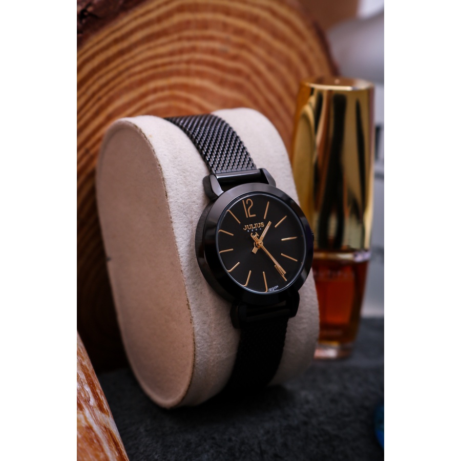 Đồng hồ nữ Julius Ja-732K (Full Đen)