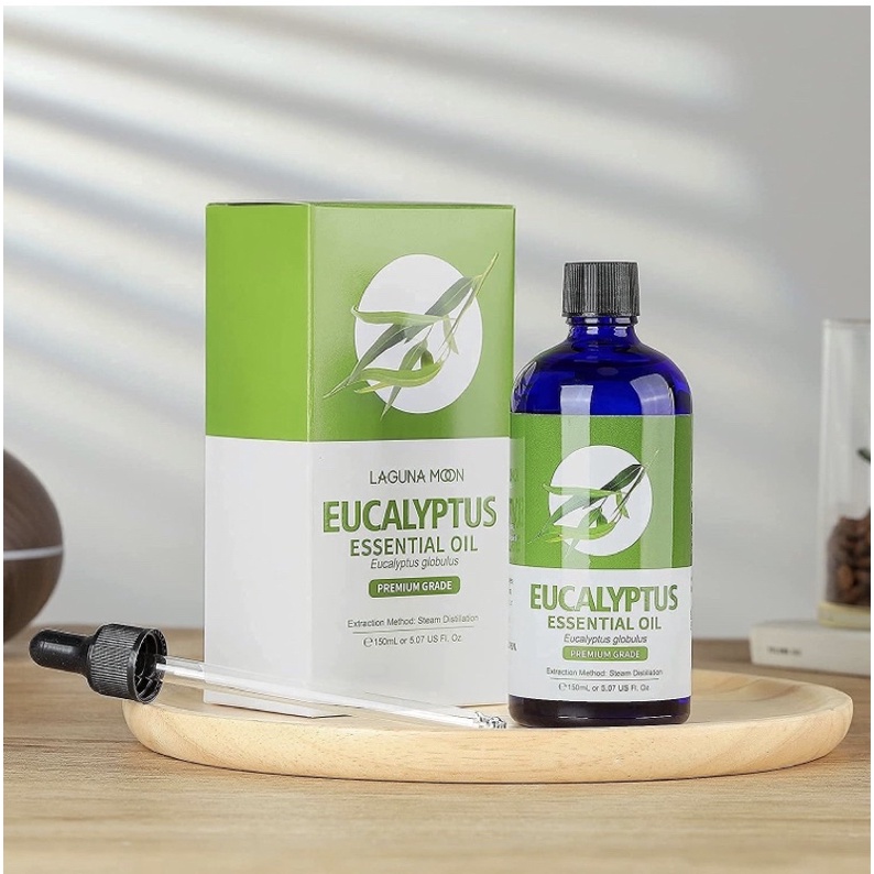 Tinh dầu khuynh diệp hữu cơ Organic Lagunamoon Eucalyptus Essential Oil 150ml USA