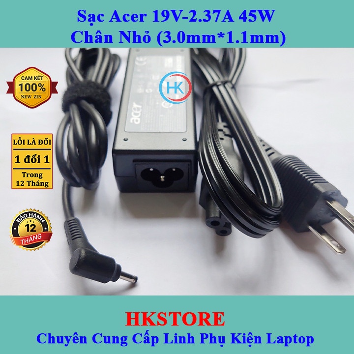 Sạc Laptop Asus 19V-3.42A/2.37A 45W Asus Zenbook X540 X541 UX410 S510 X510 A412 X541 X553 X441 A556 E502 X200