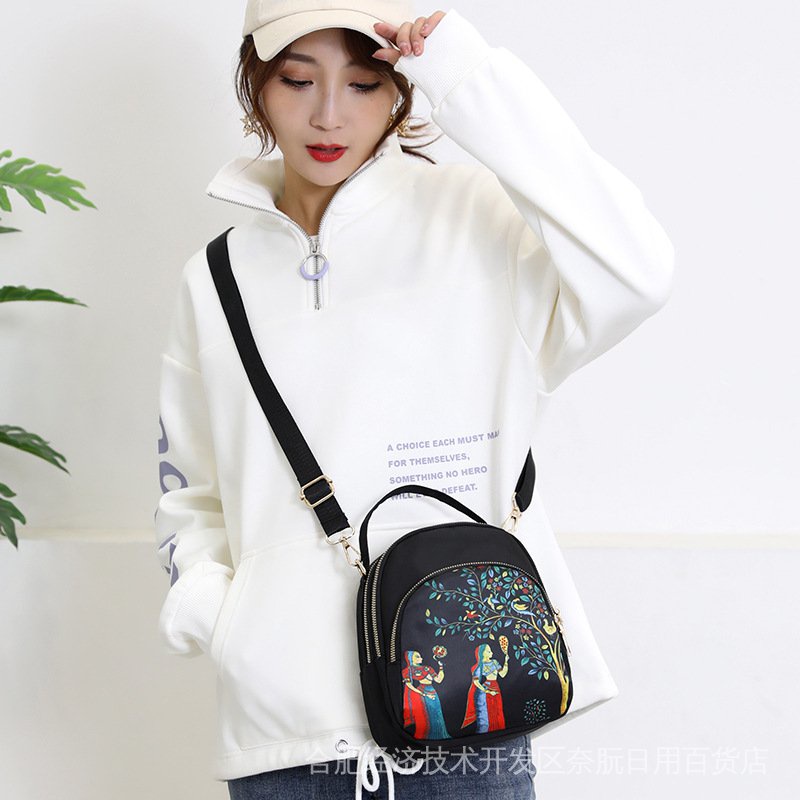 Balo Nylon Chống Thấm Nước Đa Năng Thời Trang Cho Nữ