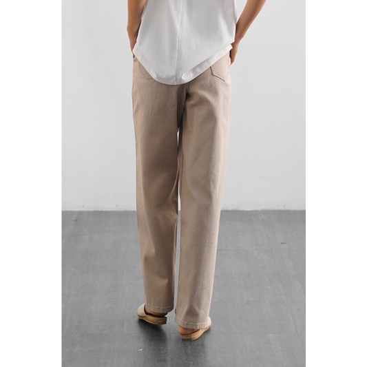 Quần jean cotton form straight Routine