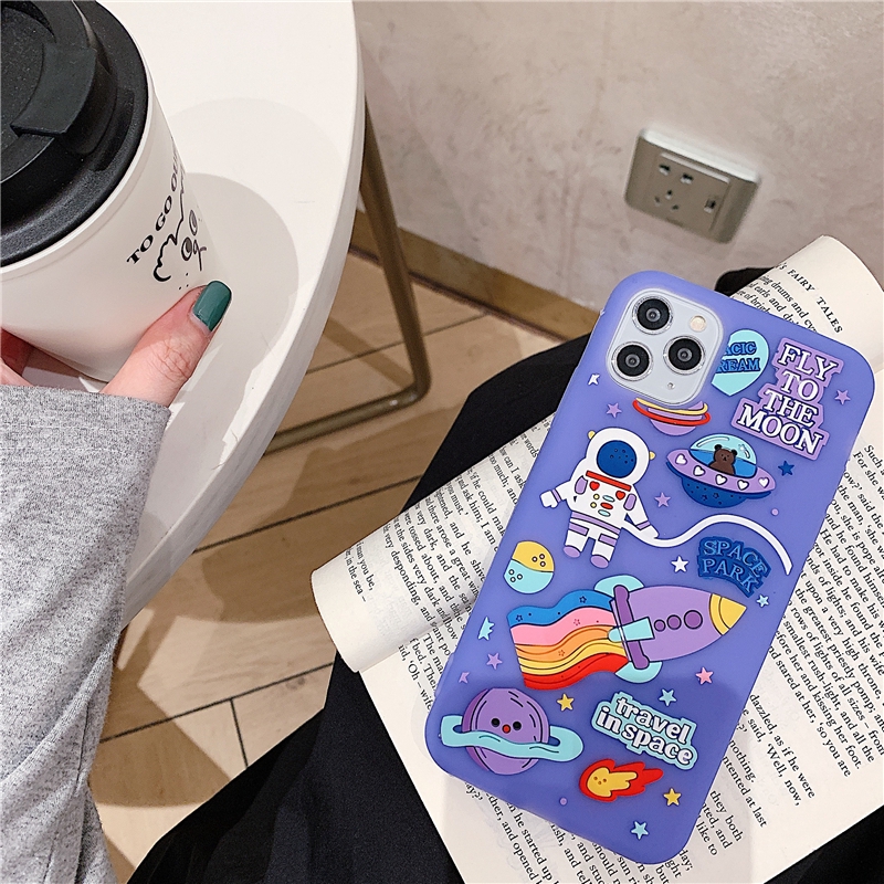 Ốp Điện Thoại Silicon Bảo Vệ Cho Iphone 12 11pro Max Xs I8Plus I7 Xr Se2 Silicone | BigBuy360 - bigbuy360.vn