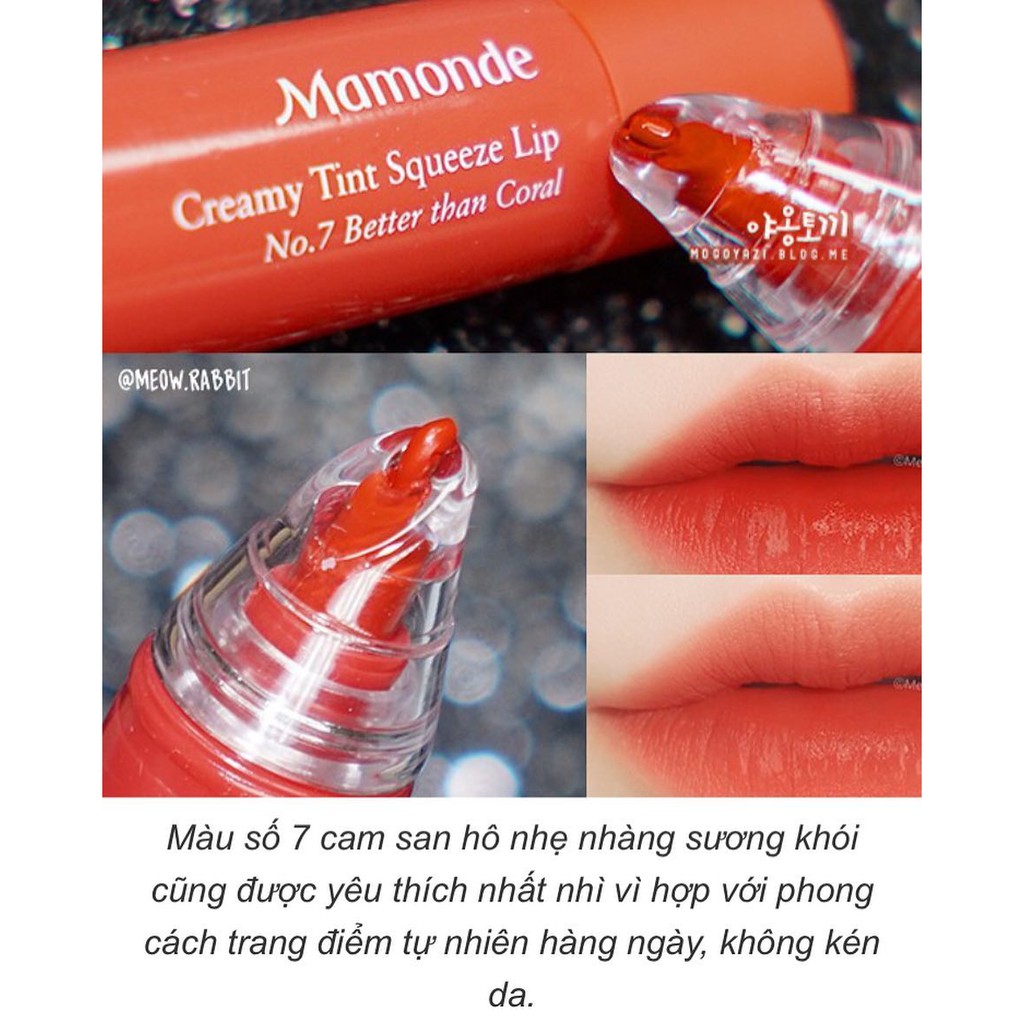 Mamonde Creamy Tint Squeeze Lip