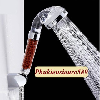 (PK) Đầu vòi hoa sen tăng áp hạt lọc nano kháng khuẩn siêu bền