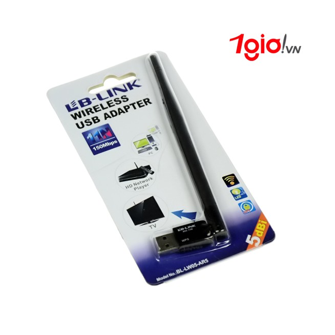 Bộ thu sóng WiFi LB-Link BL-LW05-AR5 (1 ăng ten/150Mbps) Chính Hãng