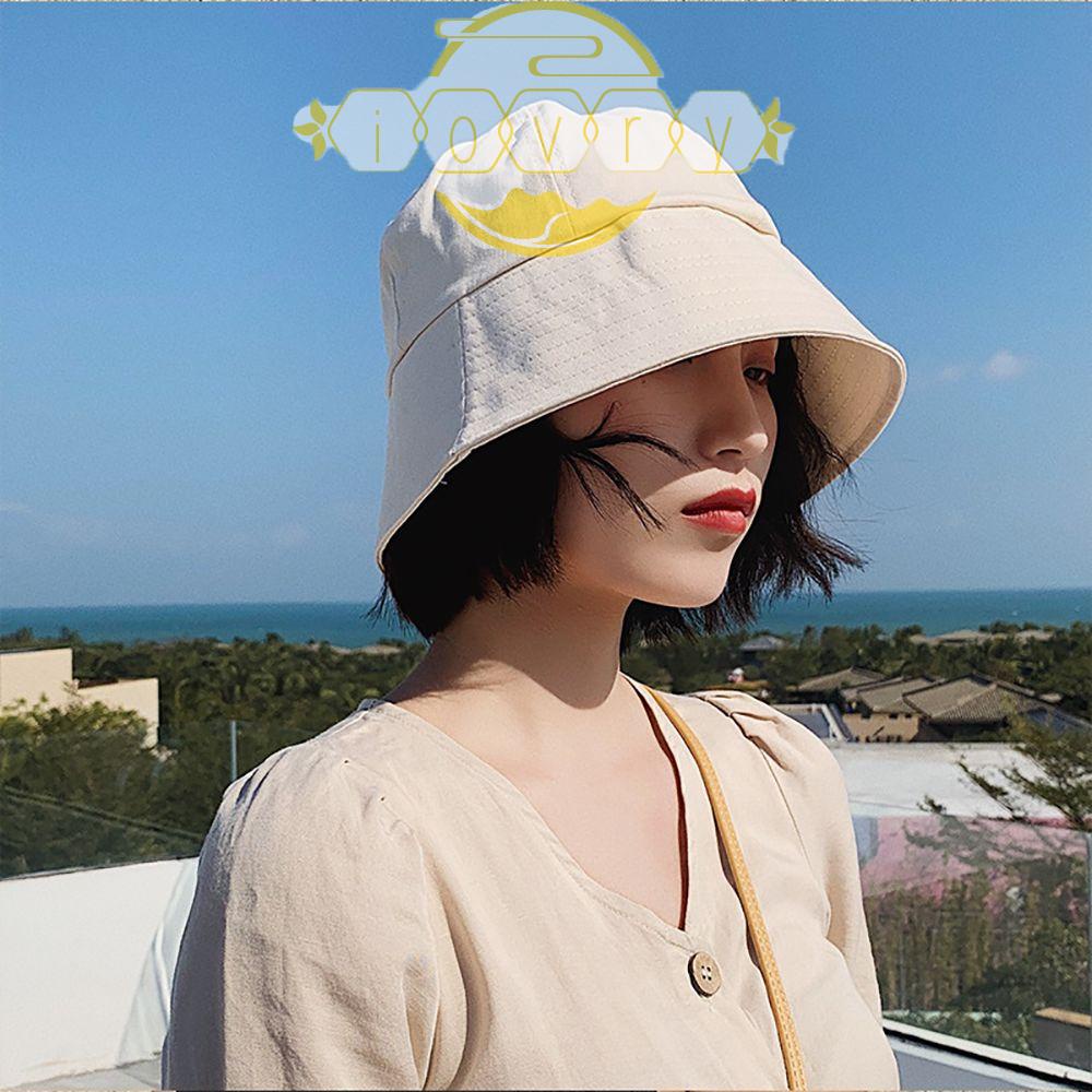 Mũ Bucket Panama Chống Tia Cực Tím Phong Cách Hip Hop Cá Tính Cho Nữ