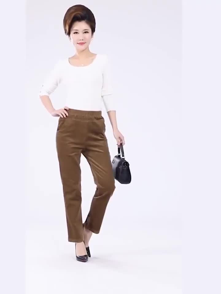 Quần Nhung Hàn Quốc Quần Nhung Tăm dày dặn Mềm Mịn Co giãn 4 chiều thấm hút mồ hôi tôn dáng-mã Nhung Tăm | BigBuy360 - bigbuy360.vn