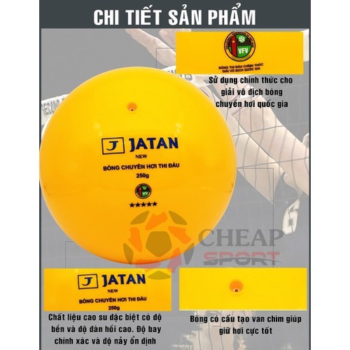 bóng chuyền hơi Động Lực ( JATAN ) loại 250 gram và 200gram