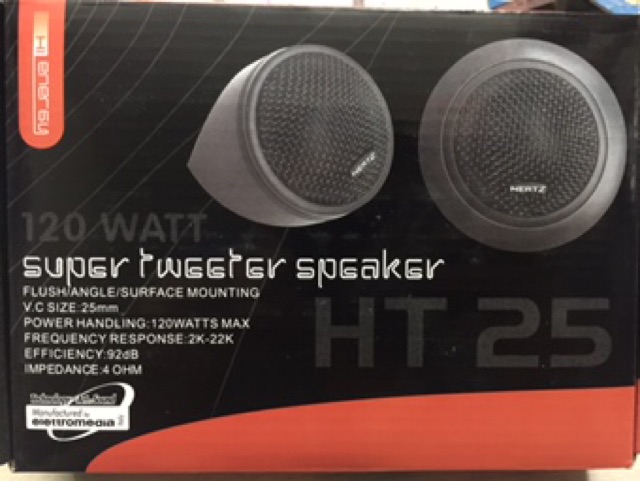 Loa tép Loa trép Loa treble streeper Hertz cho oto ô tô xe hơi chính hãng