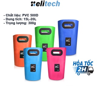 Xô đựng nước gấp gọn dùng cho du lịch, dã ngoại, đi biển có tay xách tiện lợi dung tích 15L, 20L