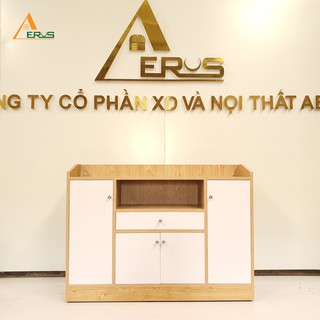 Tủ bếp kiểu dáng nhỏ gọn, tiện dụng cho phòng bếp gia đình 1m1 (TB-21)