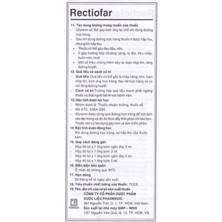 Rectiofar 3ml,5ml (Glycerol)