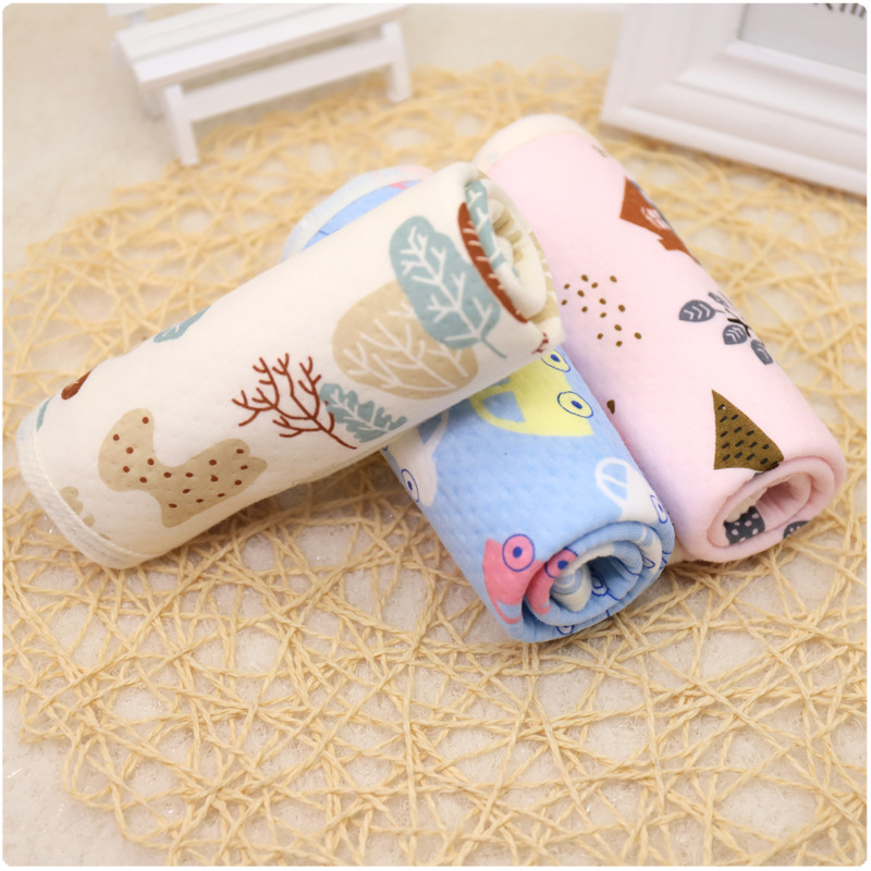 Đệm Cotton 3 Lớp Chống Thấm Nước Dùng Lót Xe Đẩy Em Bé