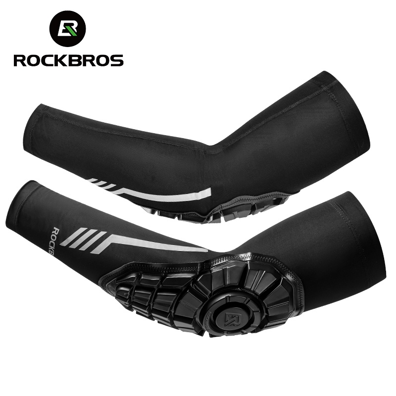Rockbros Cặp Đệm Bảo Vệ Khuỷu Tay Bằng Lụa Mát Chống Tia UV Khi Đi Xe Đạp