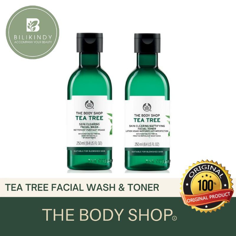 The Body Shop Tea Tree Wash / Matttifying Toner 250ml