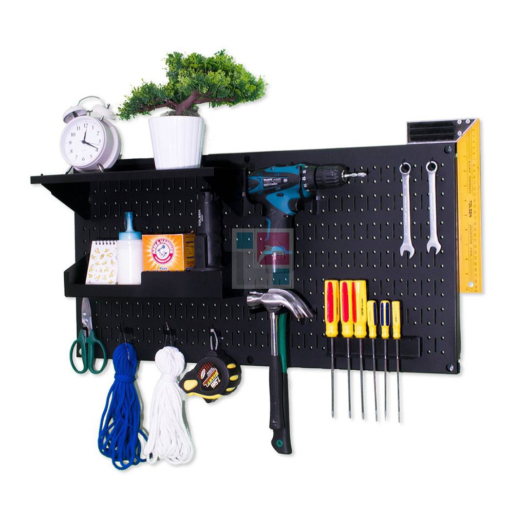 Bảng Treo Đồ Nghề Pegboard Cơ Khí S3 Black - Lưu Trữ Trưng Bày Dụng Cụ Sửa Chữa Thông Minh Dễ Tìm Kiếm