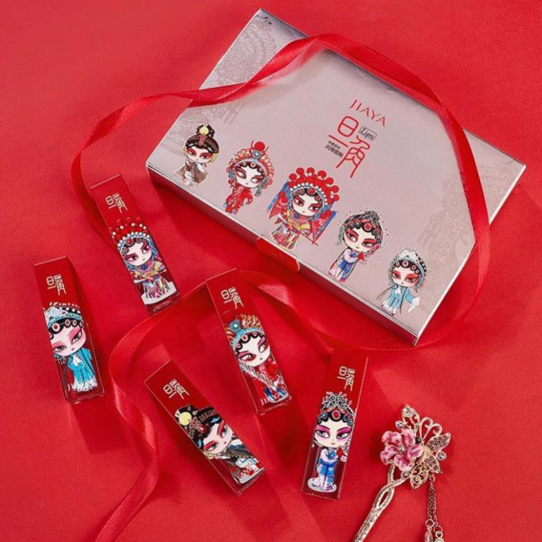 { Hàng Cao Cấp}son môi cao cấp- son môi chính hãng- Combo 5 Thỏi Son Kem Lì Siêu Cute(Có Hộp Như Hình)-MS015 | BigBuy360 - bigbuy360.vn