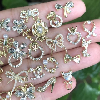 Charm nail-charm nơ hoa 2