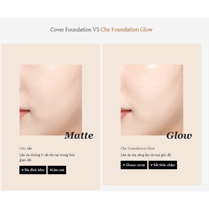 Kem nền có độ che phủ cao - Hanyul Cover Foundation Glow