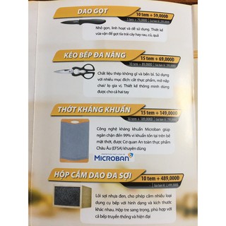 Dao gọt Royalvkb- Hàng tích tem Coopmart