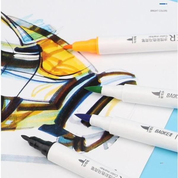 Brush Marker - Hộp bút lông màu hai đầu Baoke D289, sản phẩm chất lượng cao và được kiểm tra kỹ trước khi giao hàng