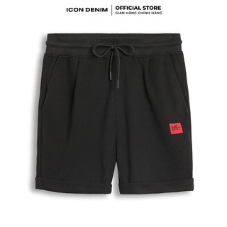 Quần Short Nỉ ICON DENIM Lưng Thun Premium Pique Red Label