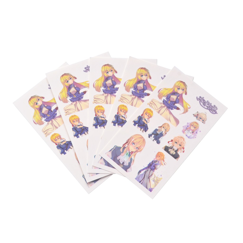 [thanh lý bán lỗ]Sticker Anime Hình xăm - Violet Evergarden Loại 2 [AAM] [PGN30]