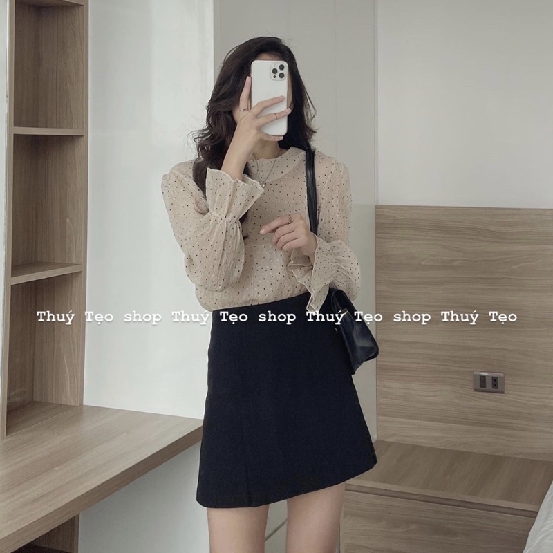 [Video] CHÂN VÁY TRƠN CHỮ A LOẠI DÀY ĐẸP