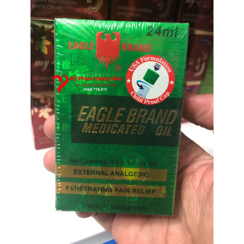 {Chính hãng - Có tem} Dầu Xanh Con Ó EAGLE BRAND Mỹ - hàng xịn usa