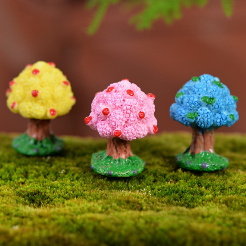 1 Đồ trang trí Cây Táo Mini Trang Trí Sân Vườn