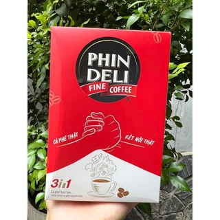 Combo 3 hộp cà phê hòa tan phindeli 3in1