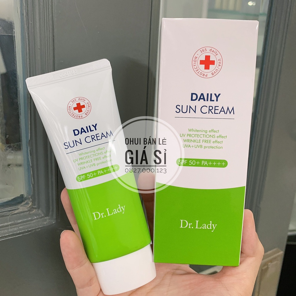KEM CHỐNG NẮNG VẬT LÝ DAILY SUN CREAM 3 IN 1 SPF50+ PA ++++