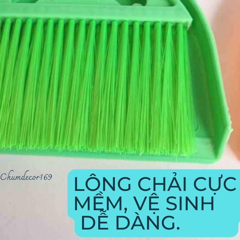 bộ chổi và hót rác lau dọn bàn ghế , ban thờ B6