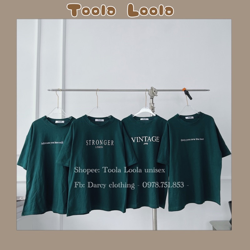 Áo Phông Chữ Basic 𝑭𝑹𝑬𝑬𝑺𝑯𝑰𝑷 Áo Thun Tay Lỡ, Form Áo oversize Màu Xanh