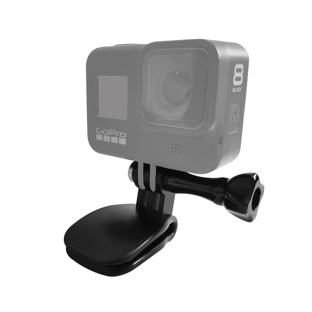 Kẹp Quick Clip gắn gopro lên mũ lưỡi trai, thắt lưng, balo