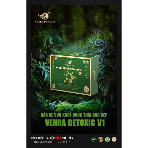 BỘT THẢI ĐỘC KÉP VENRA DETOXIC V1- thải độc cơ thể,ngăn ngừa ung thư,tăng miễn dịch,