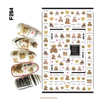 sticker gấu teddy mẫu mới hot hit