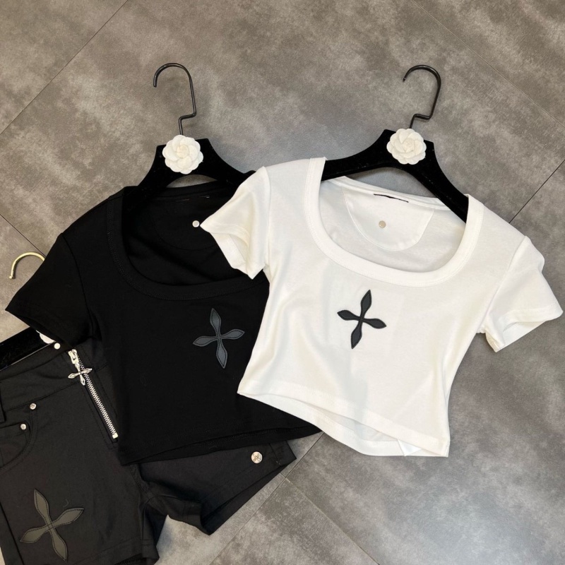 Áo Thun COZOK Ngắn Tay Cổ Vuông Thời Trang Cá Tính