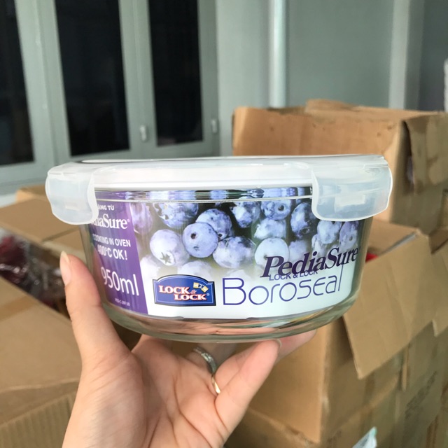 Thố thuỷ tinh Lock&Lock 950ml - Quà tặng Pediasure