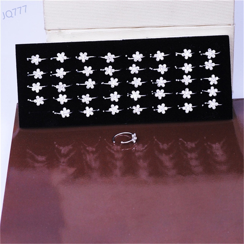 Khuyên Mũi Bạc Đính Đá Hình Hoa Mận