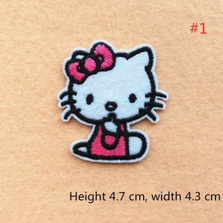 Sticker ủi thêu hình Hello Kitty