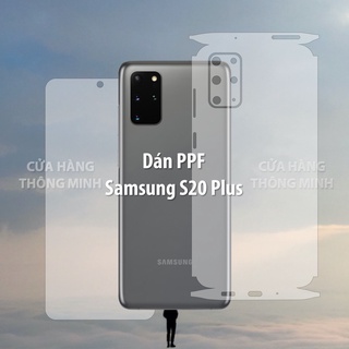 Tấm dán Samsung S20 Plus dán PPF mặt trước, dán mặt sau, dán màn hình, dán mặt lưng Full viền chuẩn