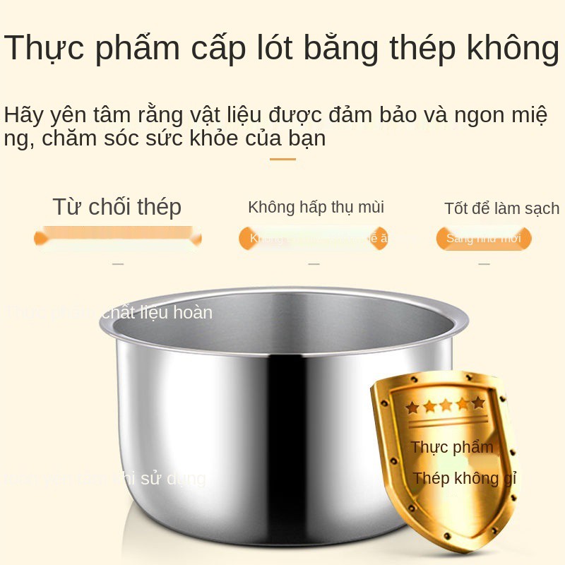 Hộp cơm cắm điện hai hoặc ba lớp có thể cách nhiệt nhân viên văn phòng tự hâm nóng sinh Nồi mini