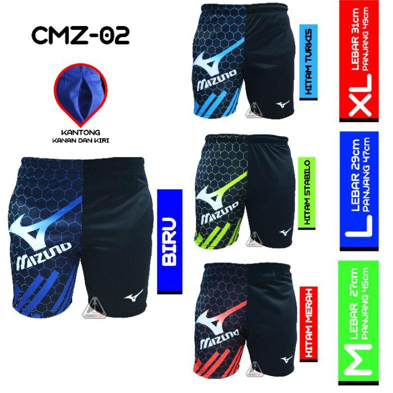 Quần Short Chơi Bóng Chuyền In Họa Tiết Mizuno 3494 Cmz-02 Volly Mizuno