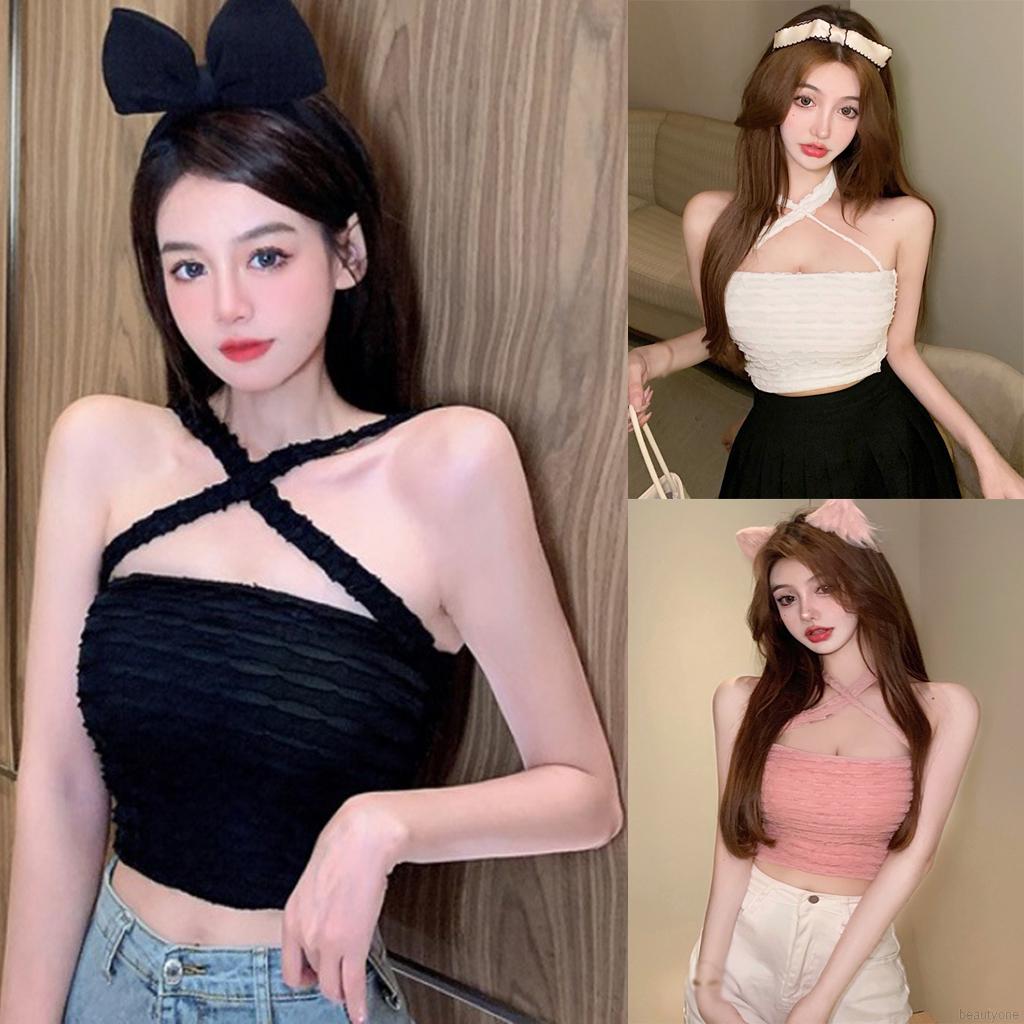 Áo Sát Nách Màu Trơn Thiết Kế Quyến Rũ Cho Phái Nữ